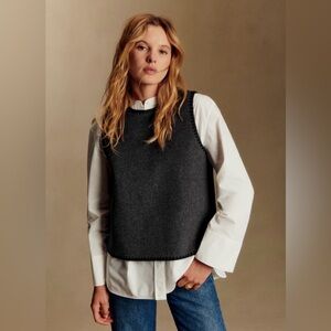 Sezane Amira Jacket Charcoal - Size 6